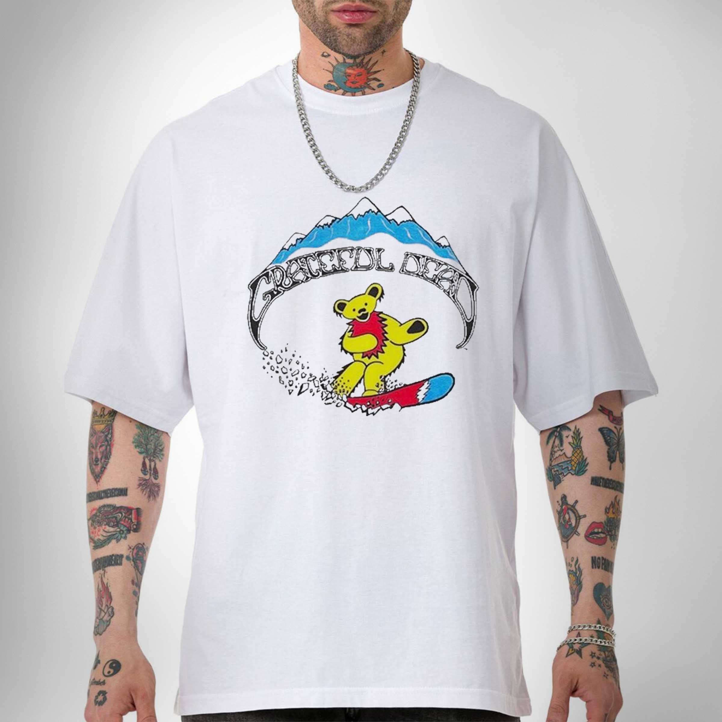 2023 grateful dead 1990 snowboarding bears primarily dead funny T-shirt, Sweatshirt, Hoodie