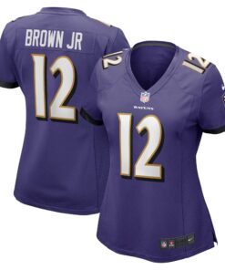 Anthony Brown Baltimore Ravens Nike Women's Player Game Jersey - Purple