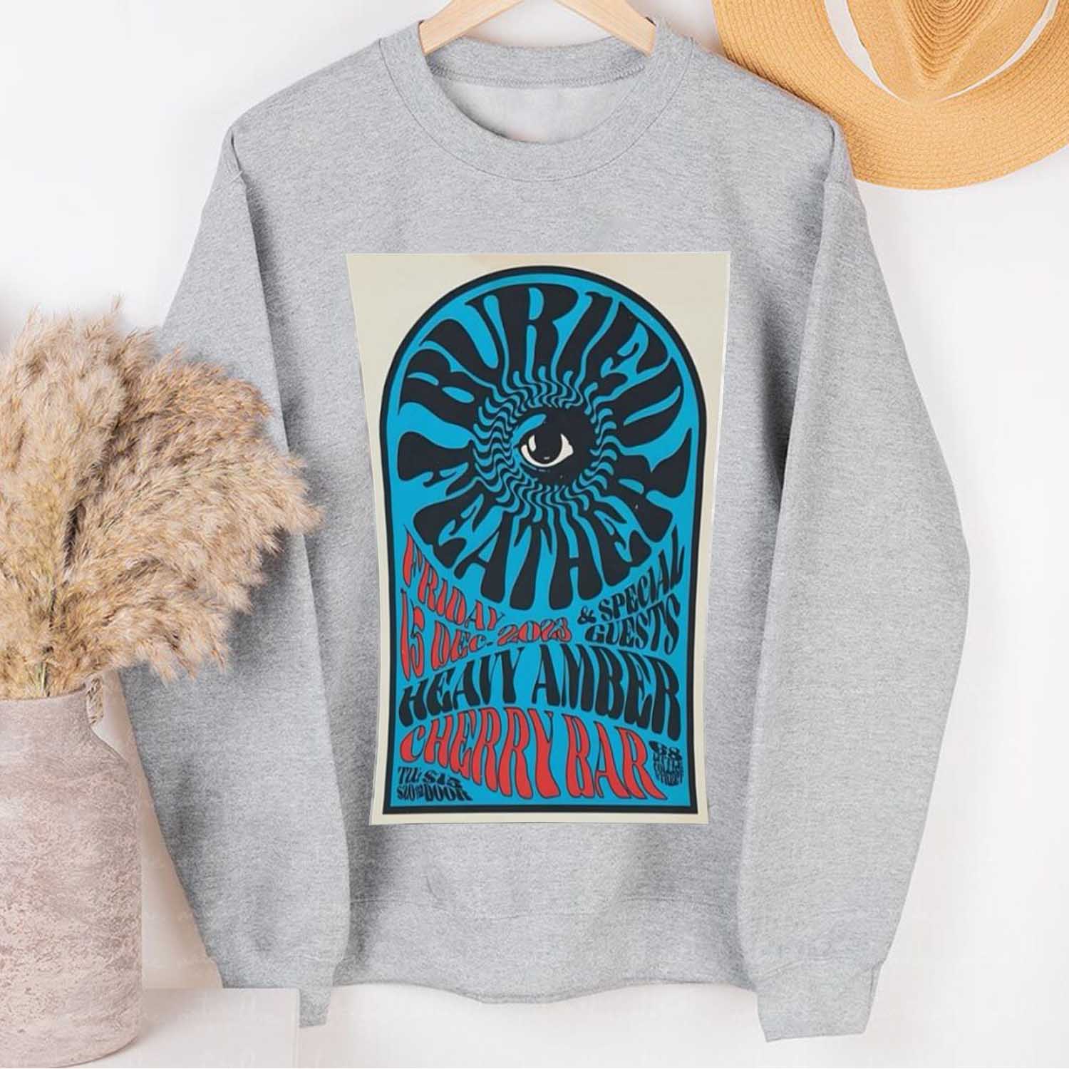 Buried Feather Cherry Bar Dec 15 2023 Poster T-Shirt, Buried Feather Cherry Bar Sweatshirt, Hoodie Shirt