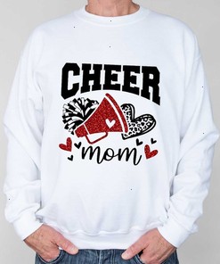 Cheer Mom Sweatshirt Custom Cheer Mom Sweater Glitter Cheer Mom Shirt Custom Cheer Mom Sweatshirt