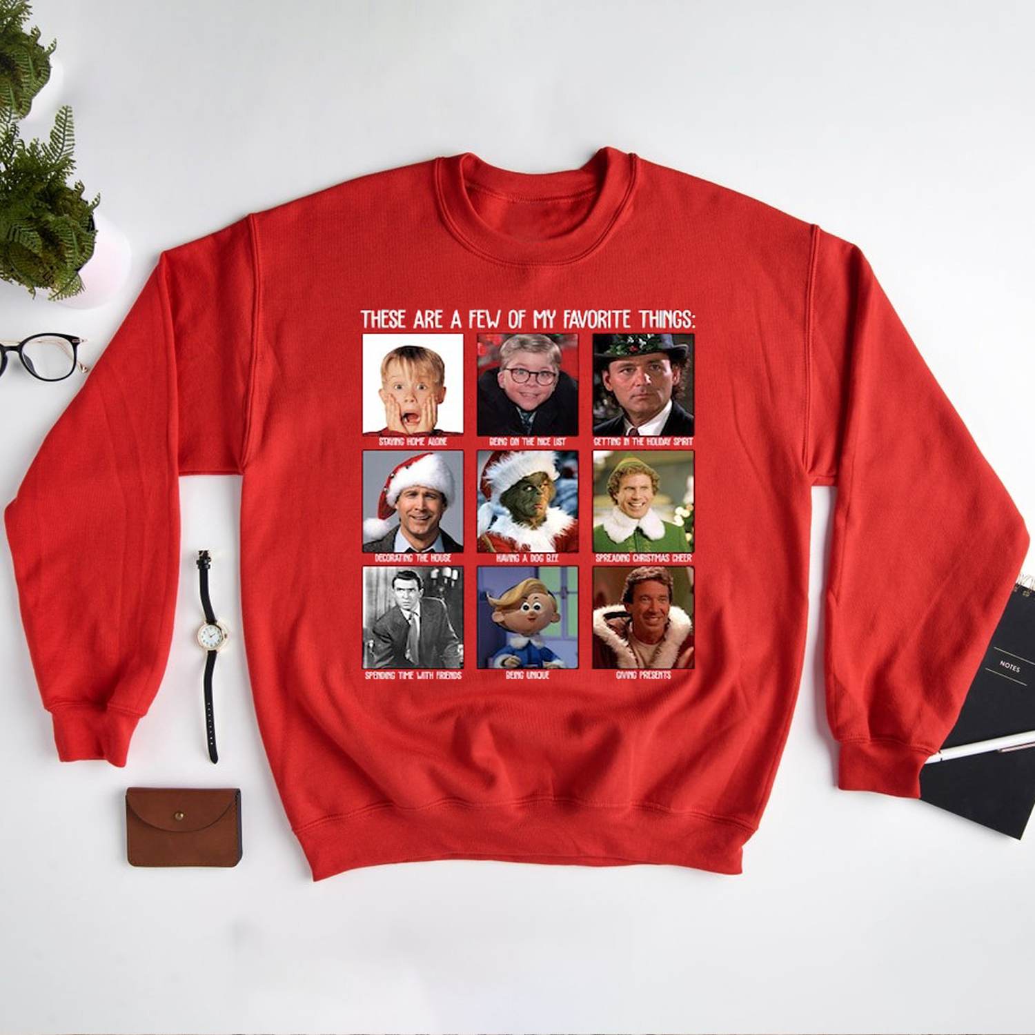 Christmas Movies Characters Shirt, Christmas T-shirt, Vintage Movie Sweater, Winter Hoodie, Christmas Trip,Christmas Movie Sweatshirt