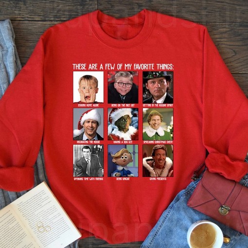 Christmas Movies Characters Shirt, Christmas T-shirt, Vintage Movie Sweater, Winter Hoodie, Christmas Trip,Christmas Movie Sweatshirt
