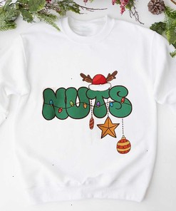 Couple Chest Nuts Crewneck Sweatshirt, Funny Matching Christmas Sweatshirt, Christmas Holiday Sweatshirt, Christmas Gift for Couples