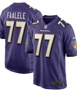 Daniel Faalele Baltimore Ravens Nike Player Game Jersey - Purple