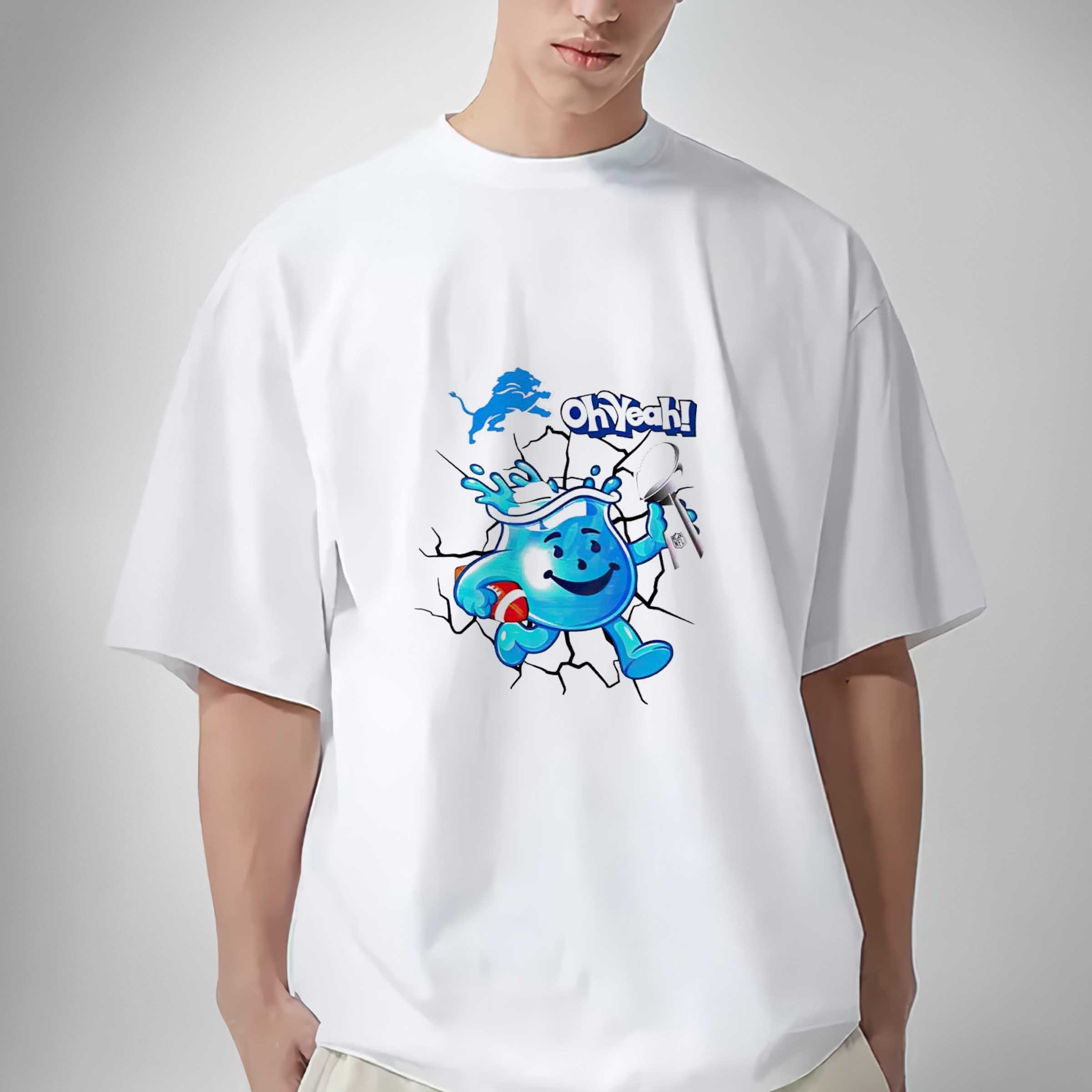 Detroit Lions Kool Aid Oh Yeah NFL T-Shirt, Sweatshirt, Hoodie
