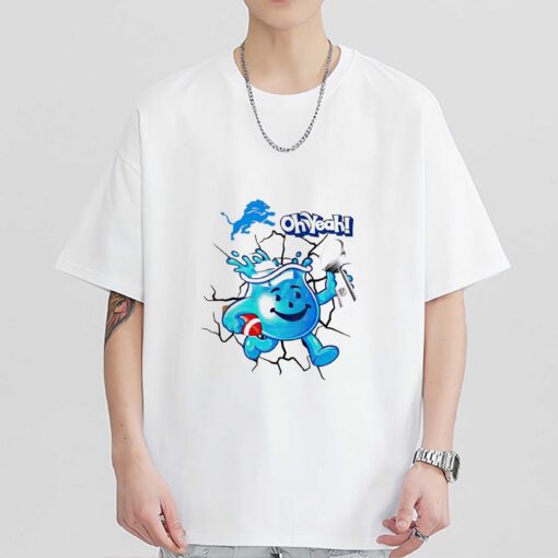 Detroit Lions Kool Aid Oh Yeah NFL T-Shirt, Sweatshirt, Hoodie