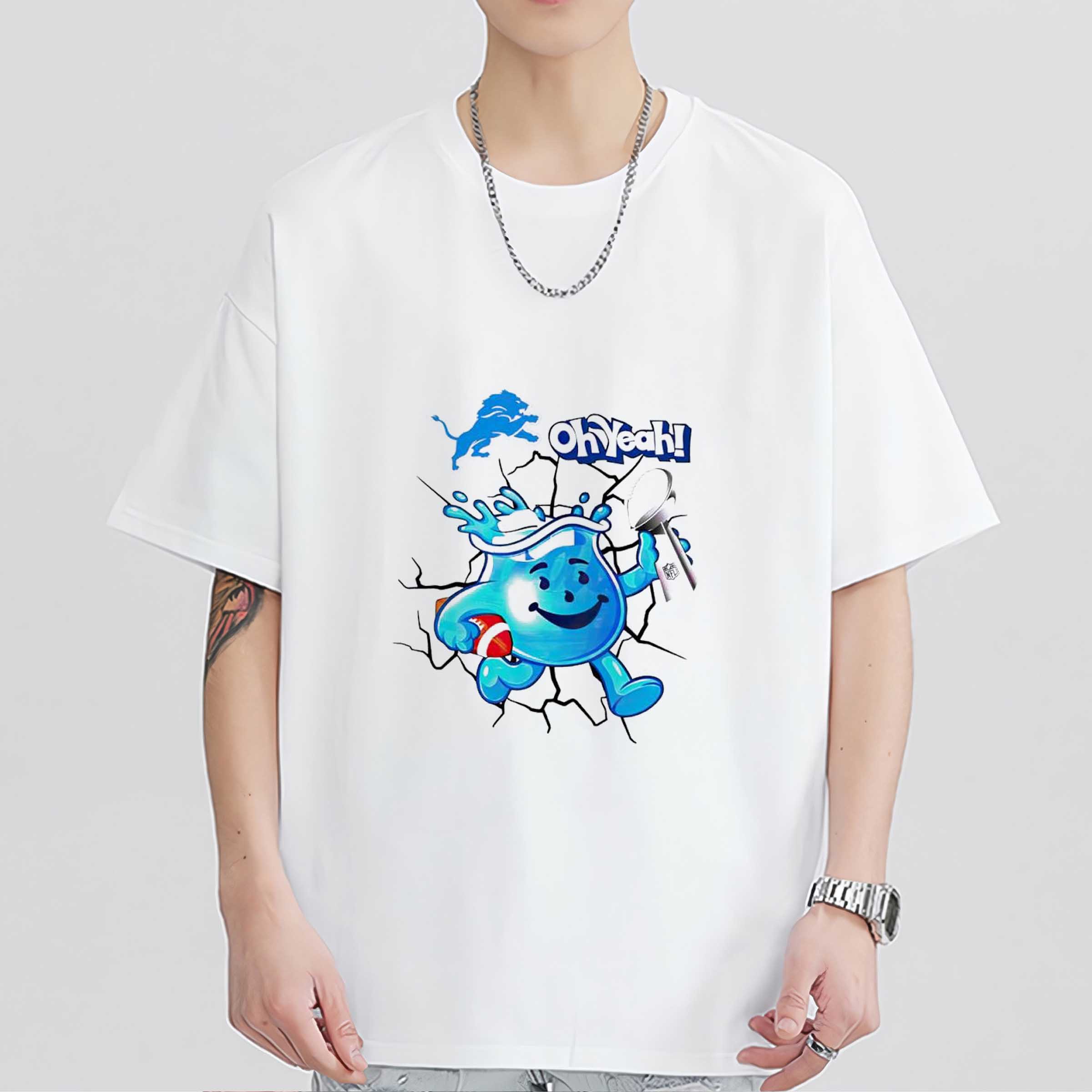 Detroit Lions Kool Aid Oh Yeah NFL T-Shirt, Sweatshirt, Hoodie