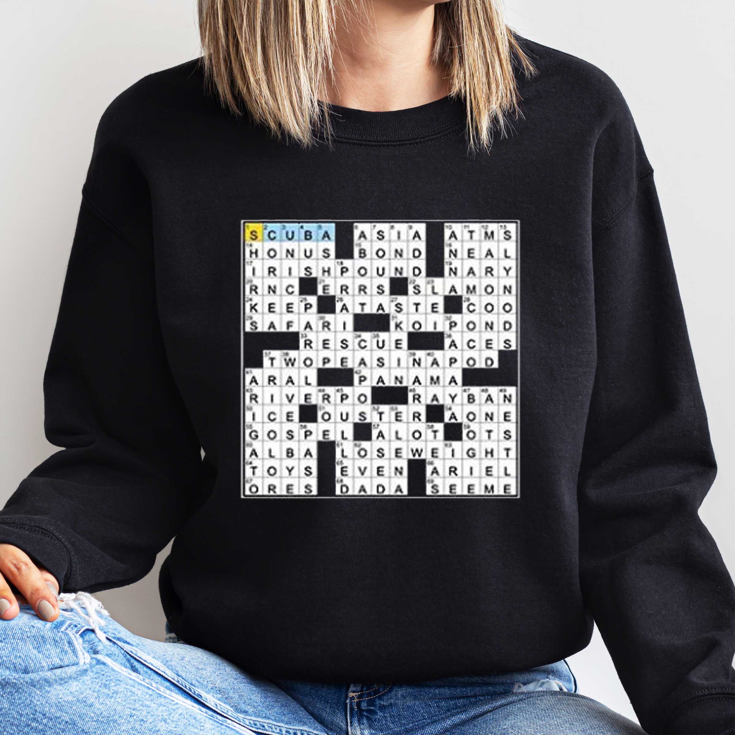 Dictionary Listings Crossword Clue Unisex Shirt Sweatshirt Hoodie