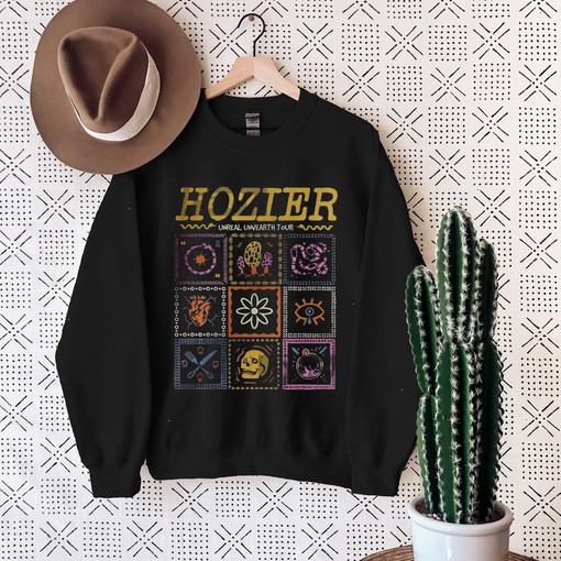 Hozier Unreal Unearth Tour Shirt, No Grave Can Hold My Body Down, Hozier In A Week Shirt, Unreal Unearth Unisex T-Shirt Sweatshirt