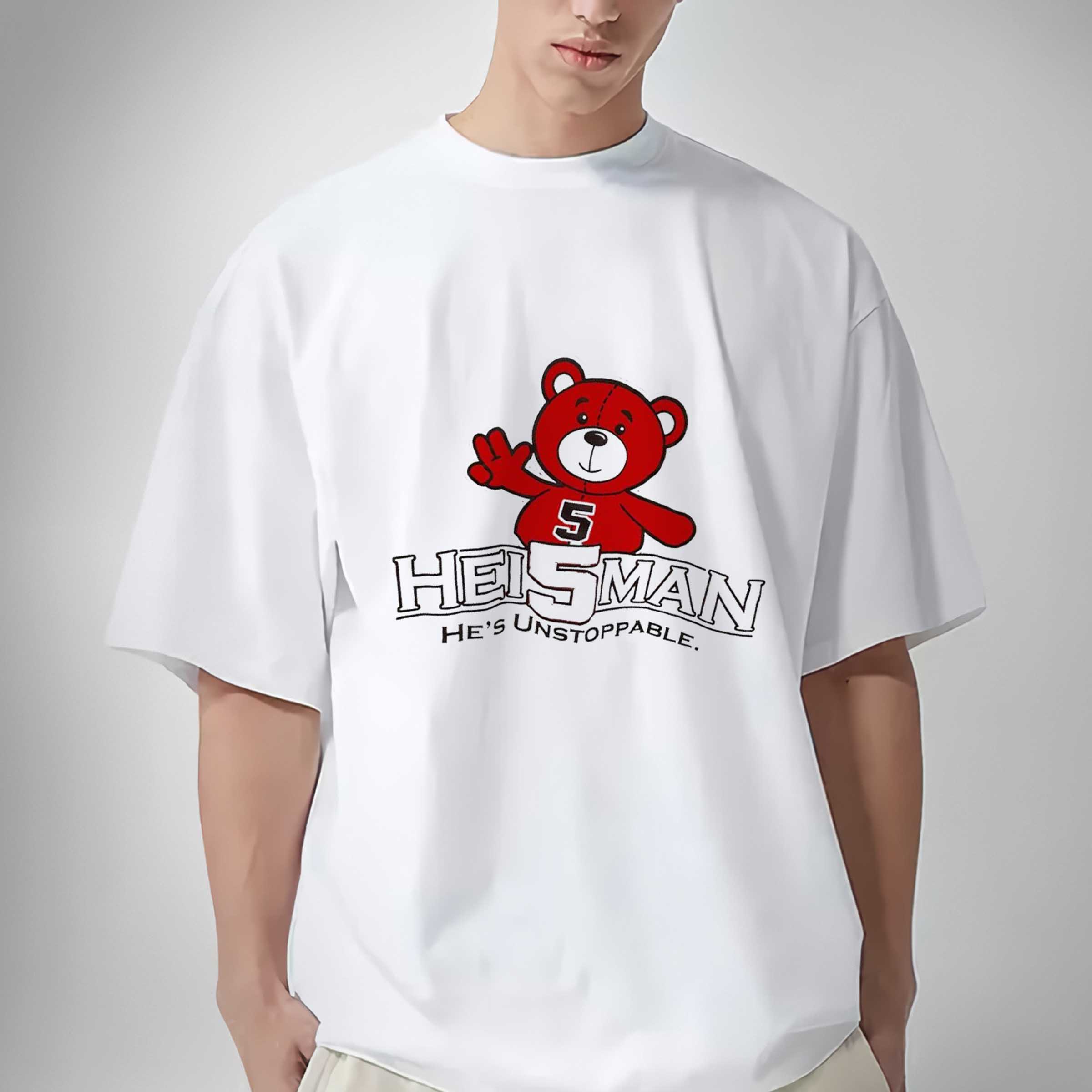 Jayden Daniels LSU Tigers Hei5man Bear he is unstoppable shirt sweatshirt hoodie