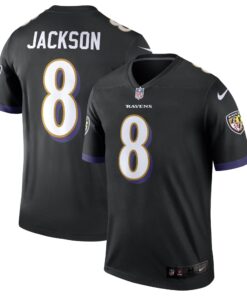 Lamar Jackson Baltimore Ravens Nike Legend Jersey - Black