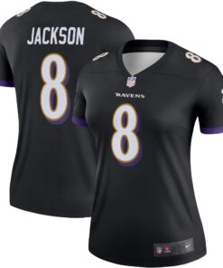 Lamar Jackson Baltimore Ravens Nike Women's Legend Team Jersey - Black