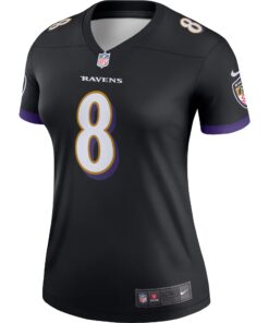 Lamar Jackson Baltimore Ravens Nike Women's Legend Team Jersey - Black
