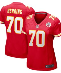 Malik Herring Kansas City Chiefs Nike Women's Game Jersey - Red