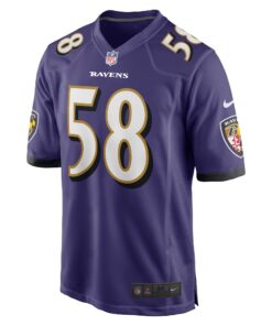 Michael Pierce Baltimore Ravens Nike Player Game Jersey - Purple