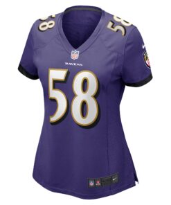 Michael Pierce Baltimore Ravens Nike Women's Player Game Jersey - Purple