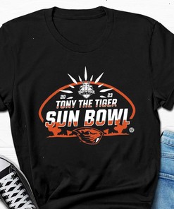 Official Oregon State Beavers 2023 Tony the Tiger Sun Bowl Graphic Shirt, Sweatshirt, Hoodie Shirt