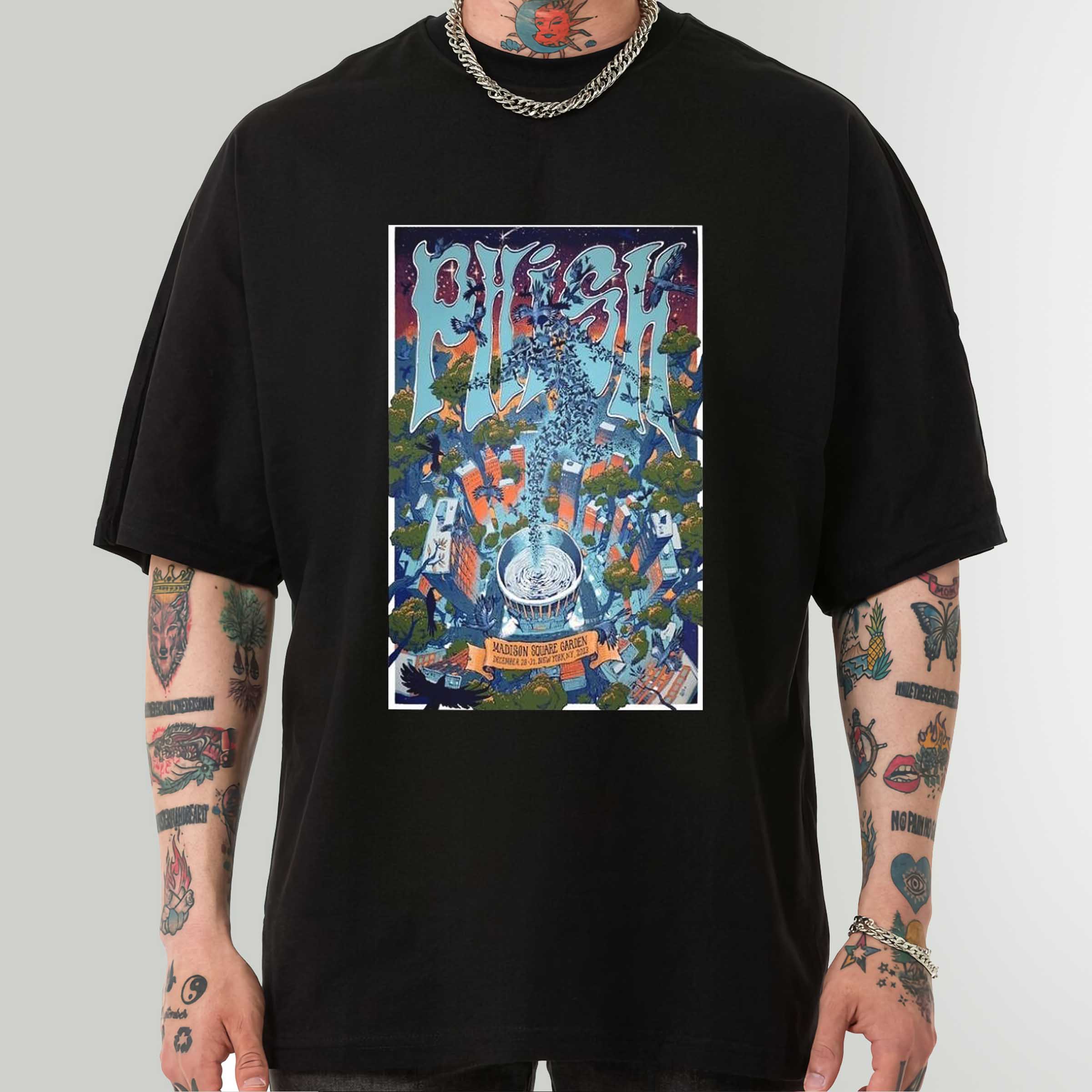 Phish Madison Square Garden NYC Dec 28-31 2023 Poster Shirt, Poster Sweatshirt Hoodie