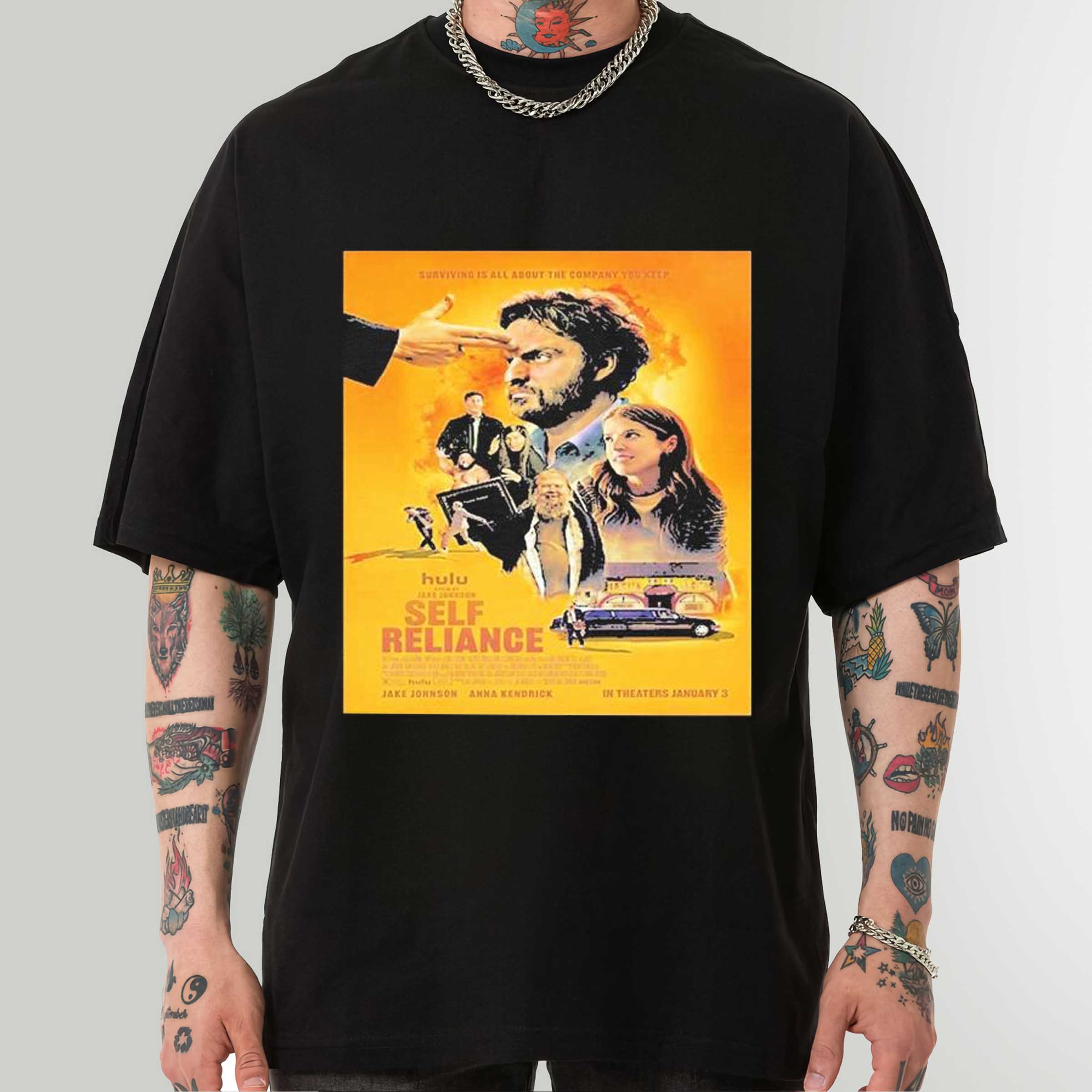 Poster For Self Reliance Of Jake Johnson Shirt Sweatshirt Hoodie