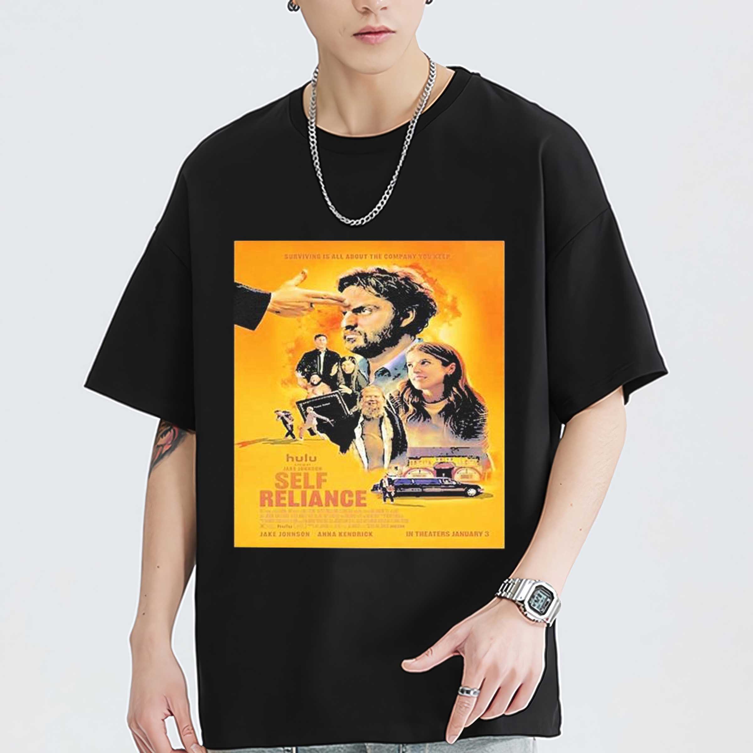 Poster For Self Reliance Of Jake Johnson Shirt Sweatshirt Hoodie