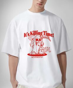 Premium Grim Reaper It is Killing Time Shirt Sweatshirt Hoodie