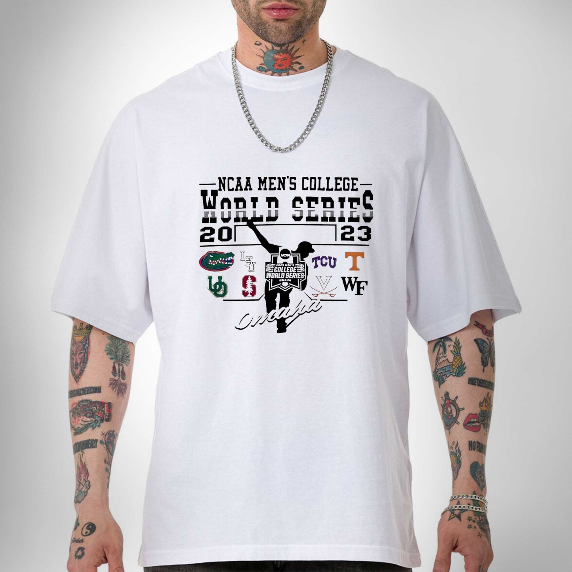 Premium Texas Christian NCAA Men College World Series Bound 8 Team Shirt Sweatshirt Hoodie