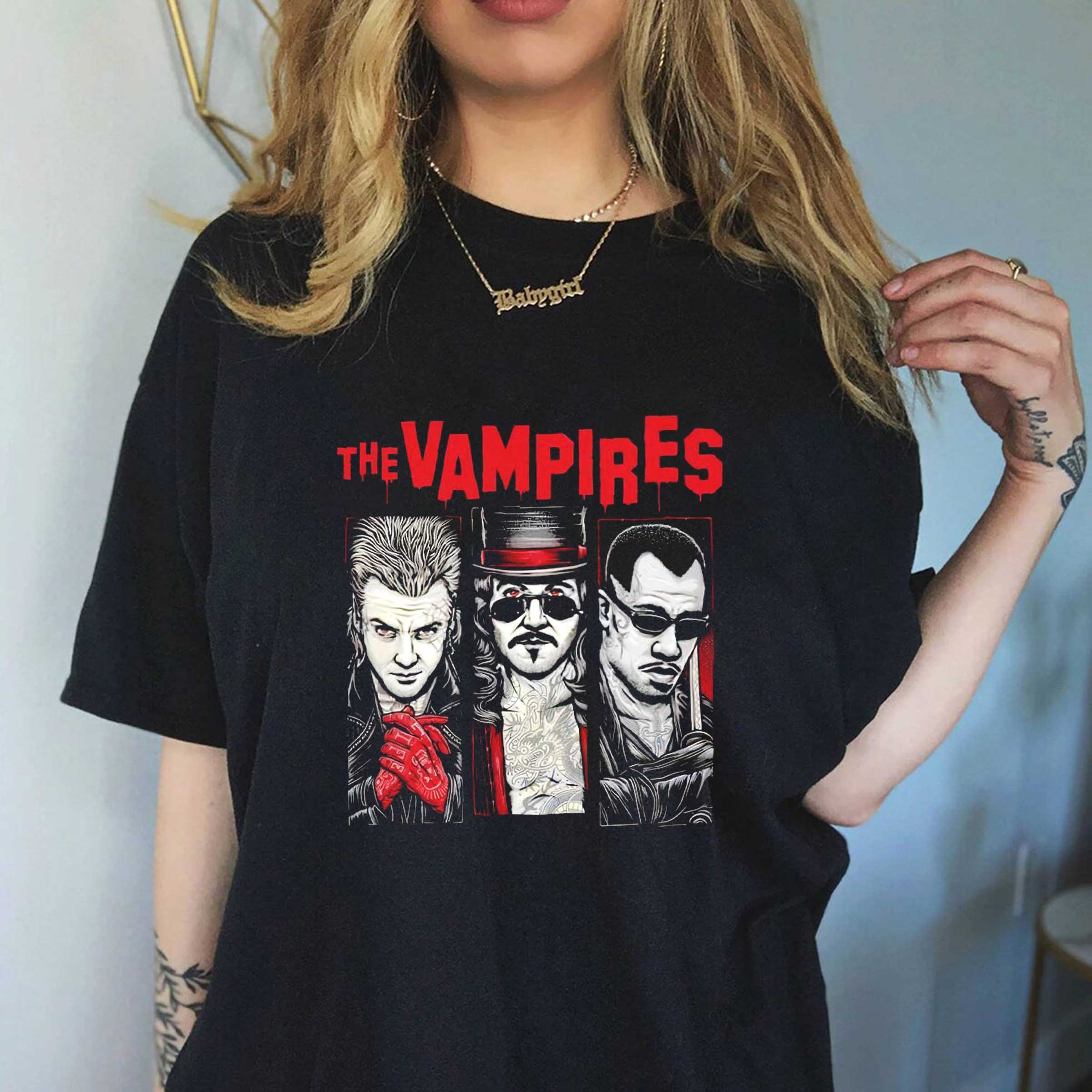 Premium The Vampires David Dracula and Blade T-Shirt Sweatshirt Hoodie