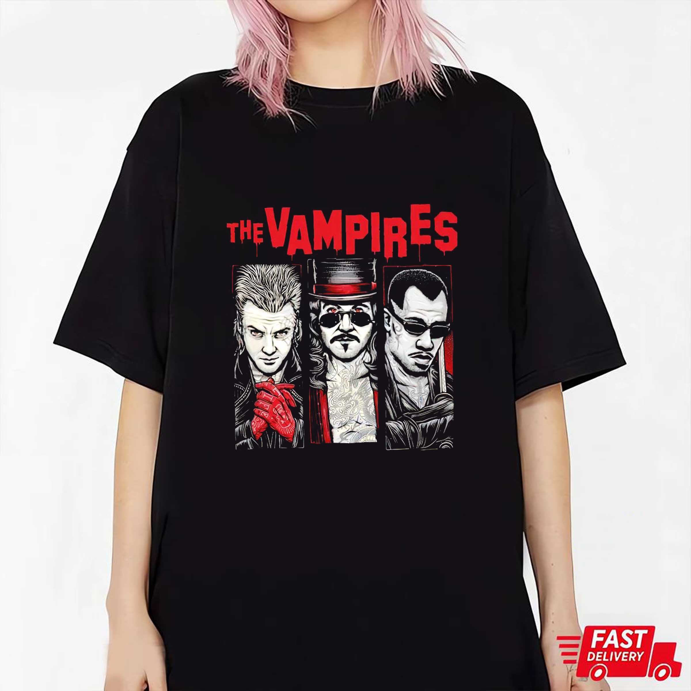 Premium The Vampires David Dracula and Blade T-Shirt Sweatshirt Hoodie