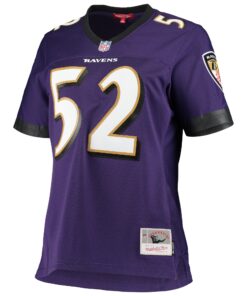 Ray Lewis Baltimore Ravens Mitchell & Ness Women's Legacy Replica Team Jersey - Purple