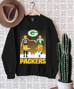 Skyline Jordan Love And Brett Favre Packers Signatures T-Shirt, Sweatshirt, Hoodie Shirt
