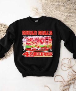 Squad Goals San Francisco 49ers Samuel Aiyuk Mccaffrey Purdy Bosa Kittle Signatures T-Shirt, Sweatshirt, Hoodie Shirt