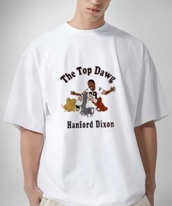 The Top Dawg Cleveland Browns Hanford Dixon playing with puppies Shirt Sweatshirt Hoodie