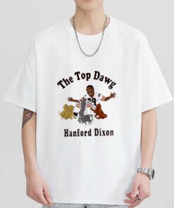 The Top Dawg Cleveland Browns Hanford Dixon playing with puppies Shirt Sweatshirt Hoodie