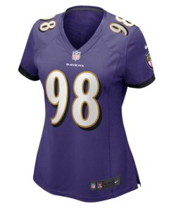 Travis Jones Baltimore Ravens Nike Women's Player Game Jersey - Purple