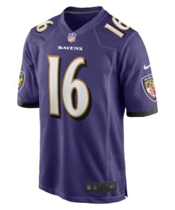 Tylan Wallace Baltimore Ravens Nike Game Jersey - Purple