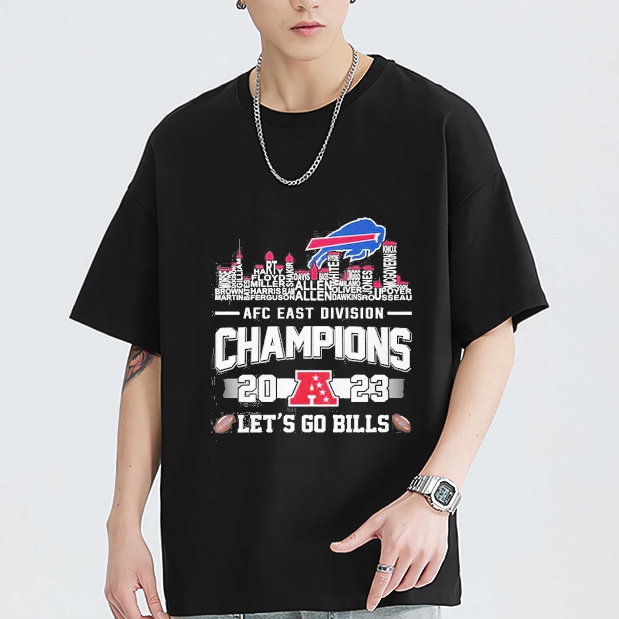 Bills 2023 Shirt AFC East Champs Back To Back Sweatshirt Hoodie Gift for Fans