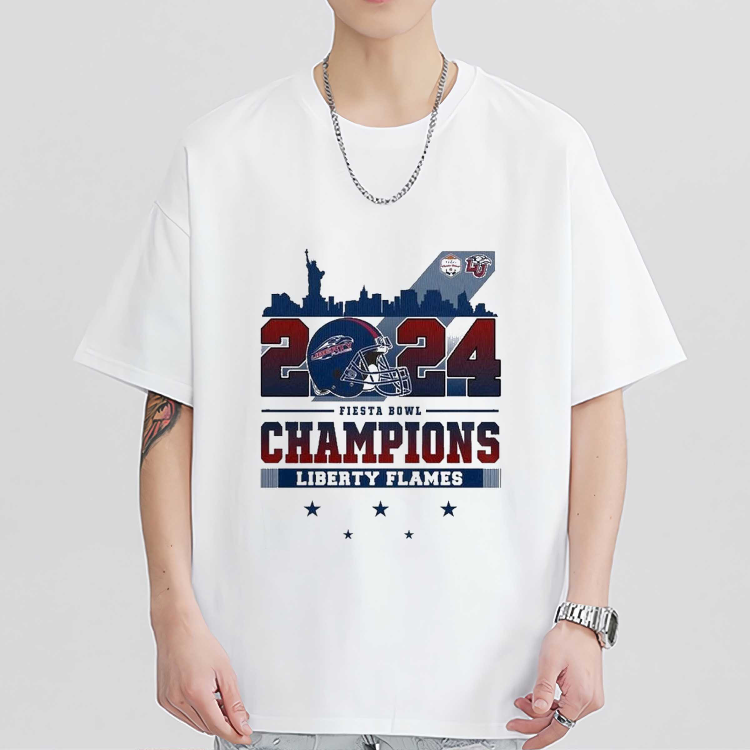 Fiesta Bowl Champions Shirt Liberty Flames Football 2024 Sweatshirt Hoodie
