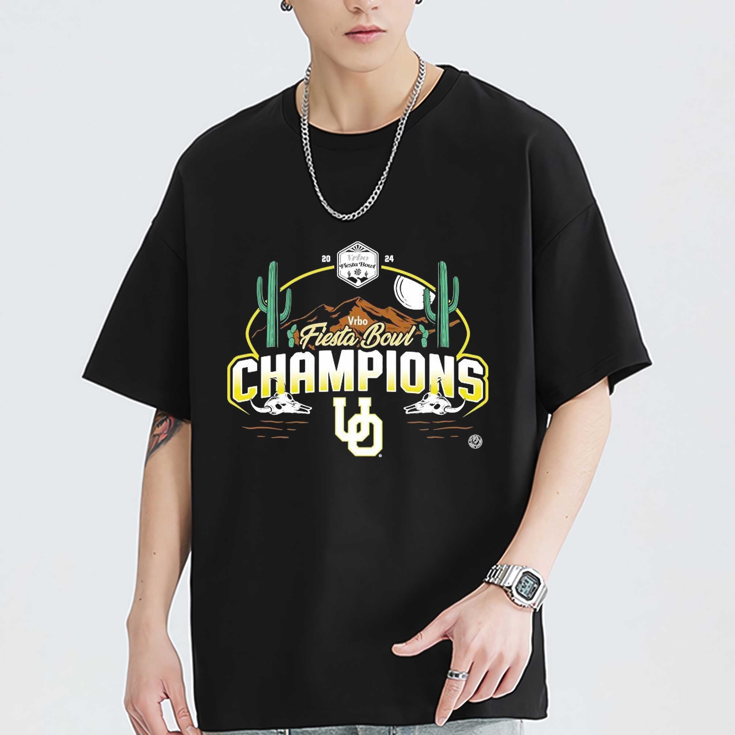Fiesta Bowl Champions Shirt Oregon Ducks Football 2024 Vrbo Sweatshirt Hoodie