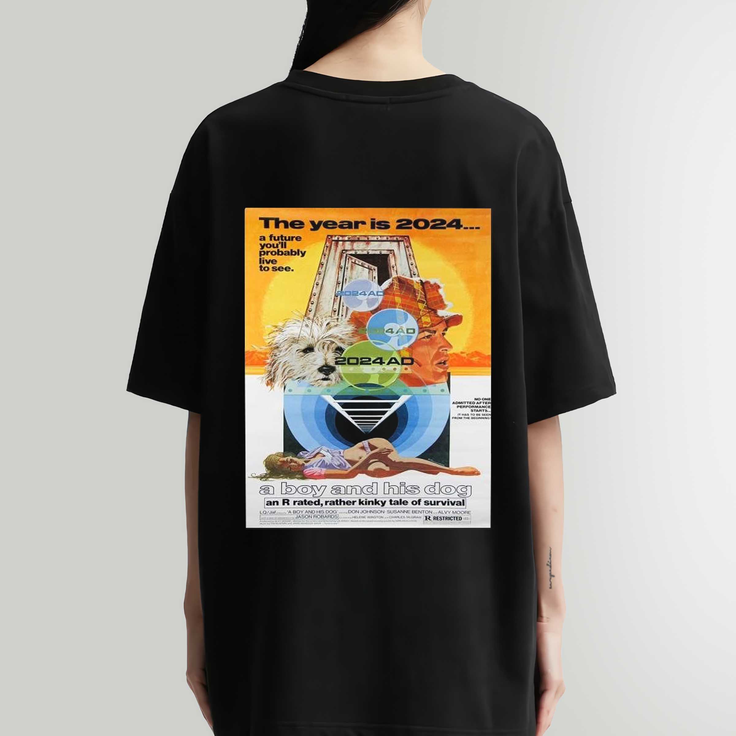 Here Robert Tanenbaum 1975 Shirt, Poster Art For The Film A Boy and His Dog Sweatshirt Robert Tanenbaum Hoodie
