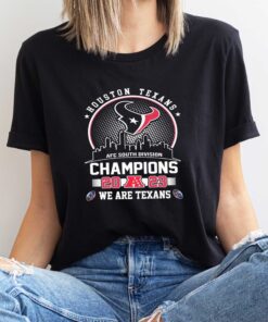 Houston Texans Shirt Skyline AFC South Division Champions 2023 We Are Texans Sweatshirt, Hoodi, Gift for Fans