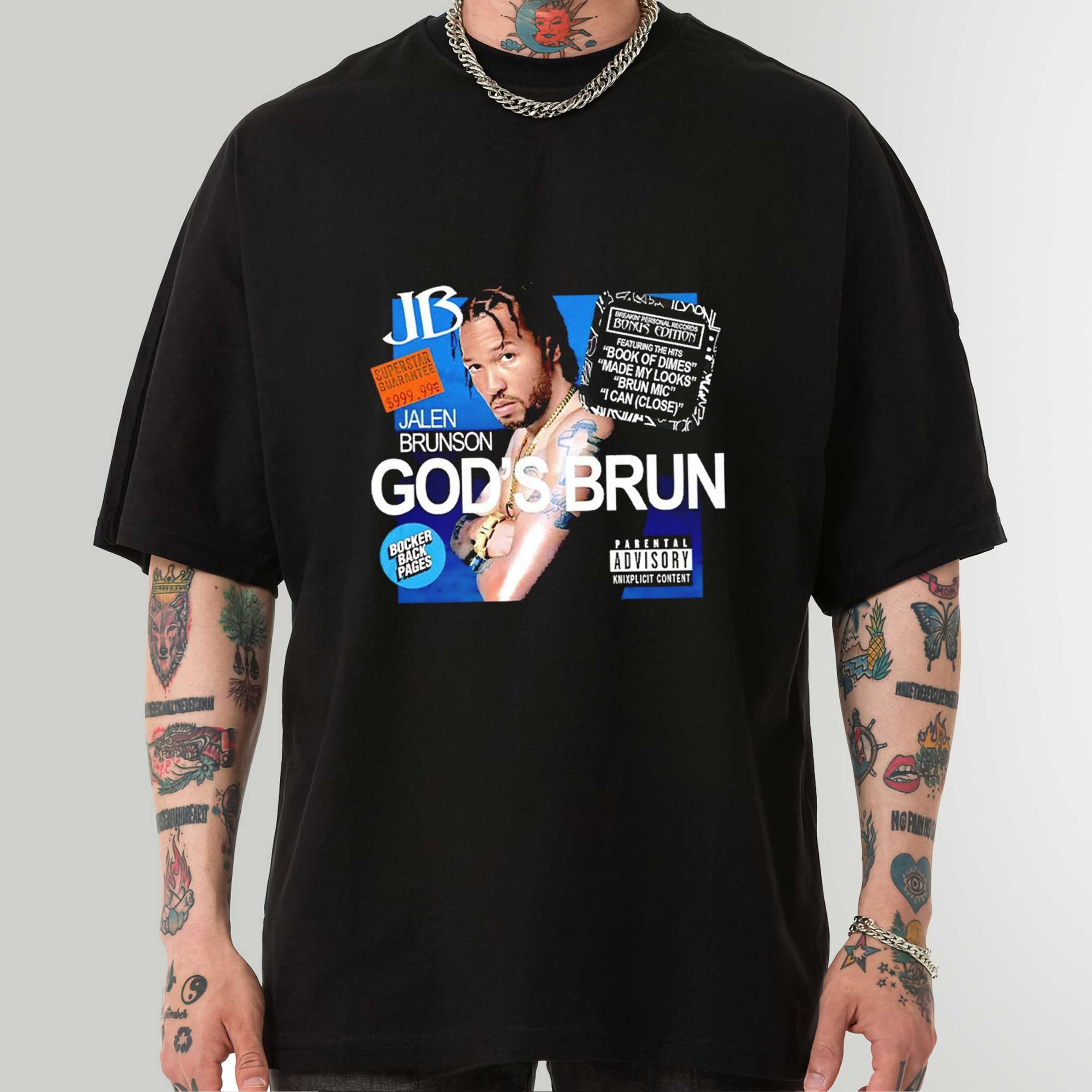 Jelen Brunson God Brun Parental Advisory Shirt Sweatshirt Hoodie