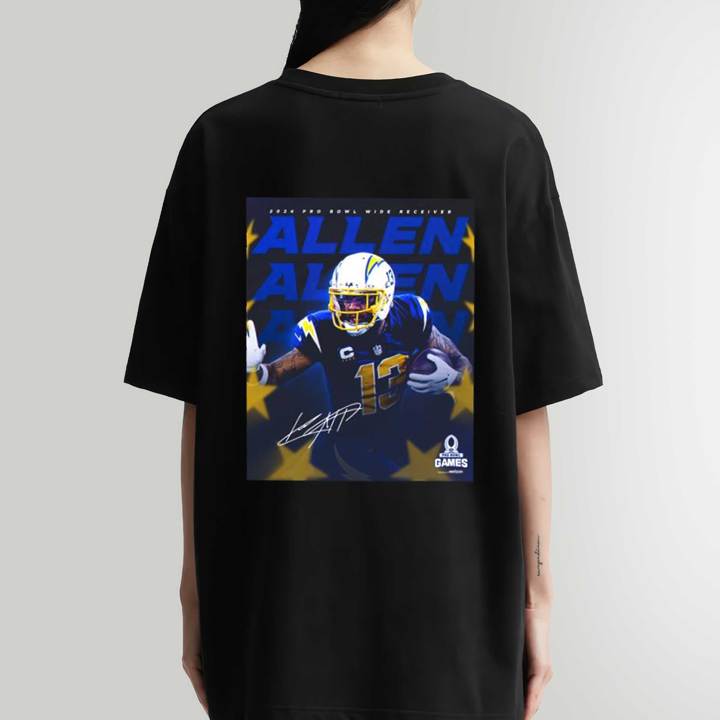 Los Angeles Chargers Keenan Allen Selected For AFC 2024 Pro Bowl Signature T-shirt sweatshirt hoodie