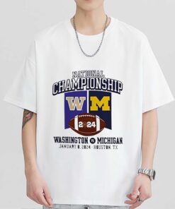 Michigan Football Vs Washington 2024 National Championship Game Banner Shirt gift for fans