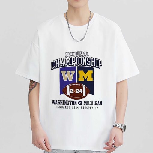 Michigan Football Vs Washington 2024 National Championship Game Banner Shirt gift for fans