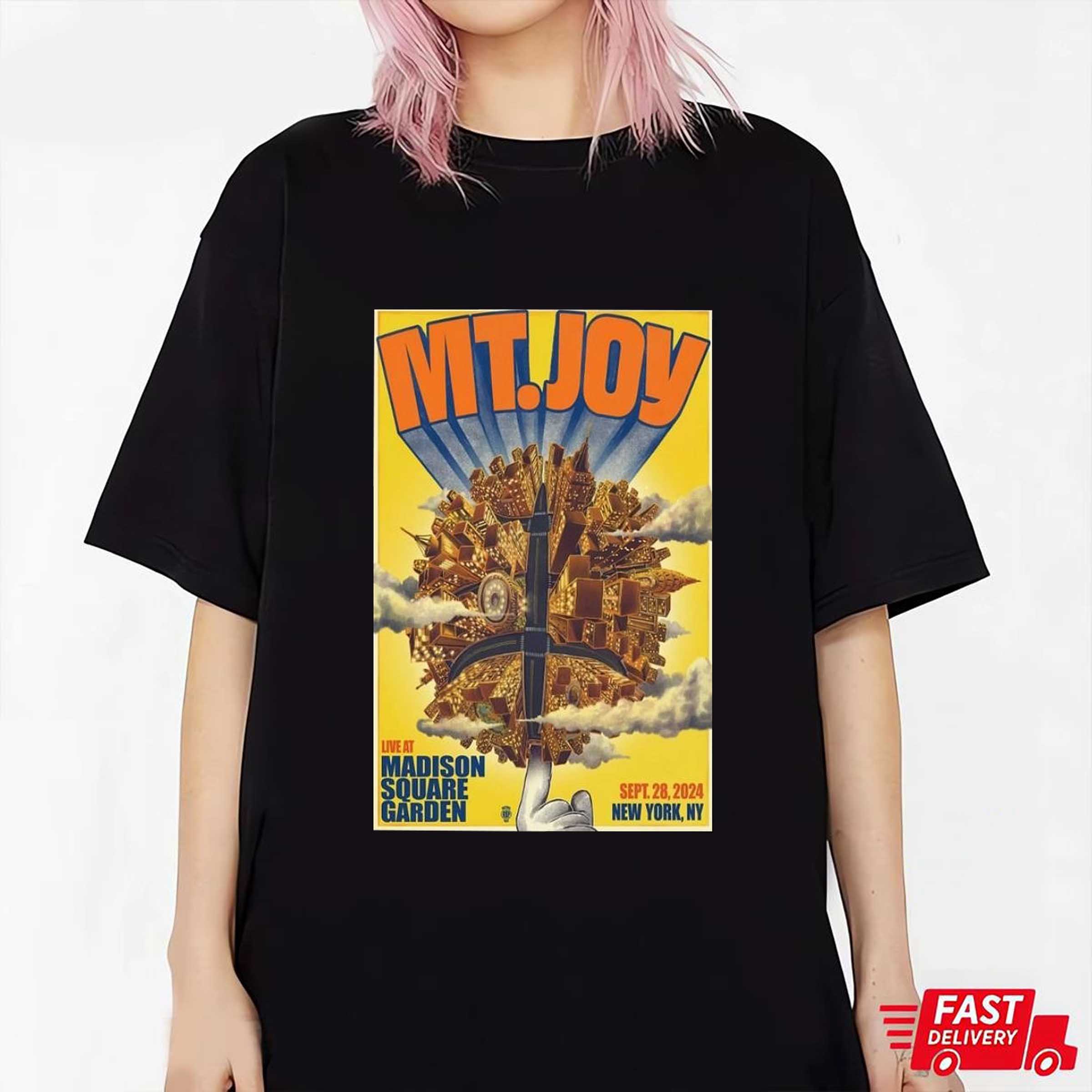 Mt. Joy Shirt, Mt. Joy New York City 09.28.2024 Event Limited Poster Shirt