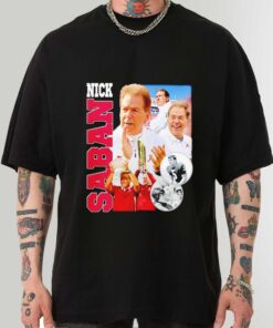 Nick Saban head coach Alabama Crimson Tide vintage shirt sweatshirt hoodie gift for fans