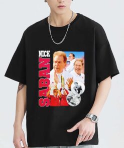 Nick Saban head coach Alabama Crimson Tide vintage shirt sweatshirt hoodie gift for fans