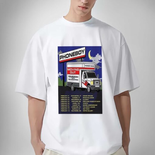 Phoneboy February Tour 2024 Art Shirt Sweatshirt Hoodie