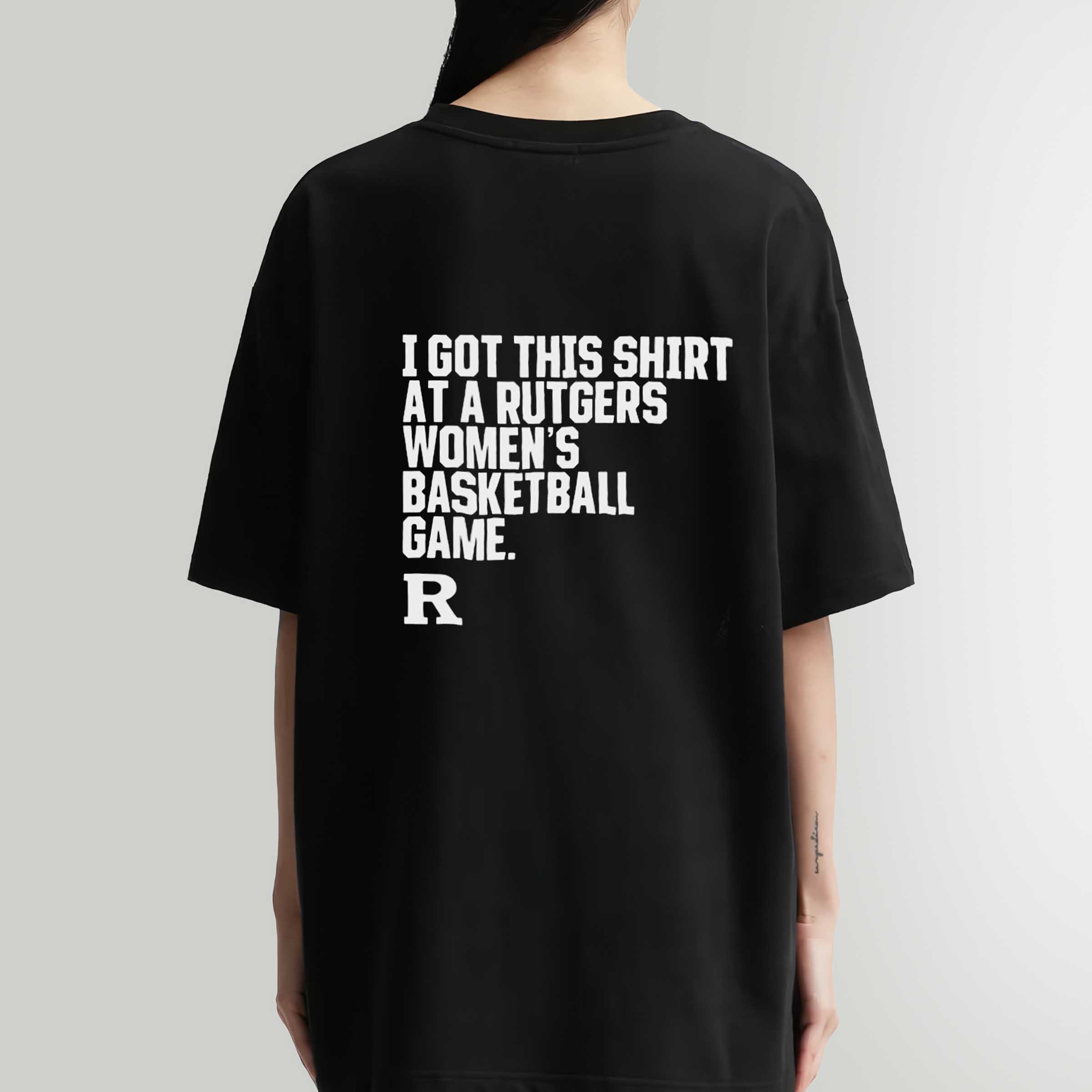 RUTGERS SCARLET KNIGHTS I GOT THIS SHIRT AT A RUTGERS WOMEN BASKETBALL GAME SHIRT