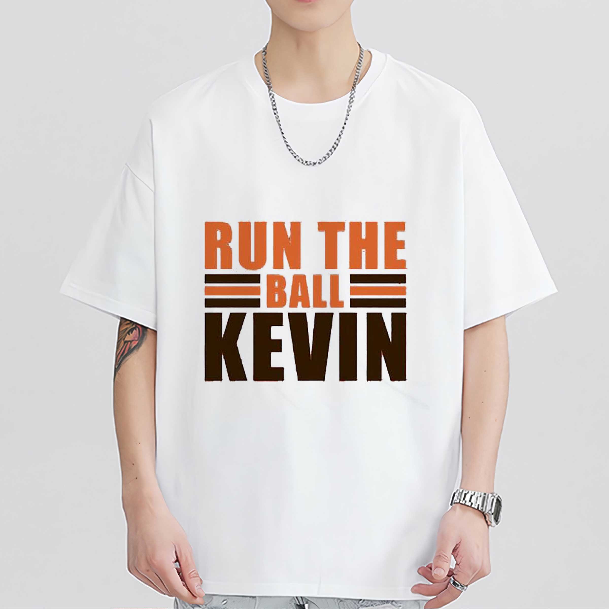 Run The Ball Kevin Cleveland Browns Shirt Sweatshirt Hoodie
